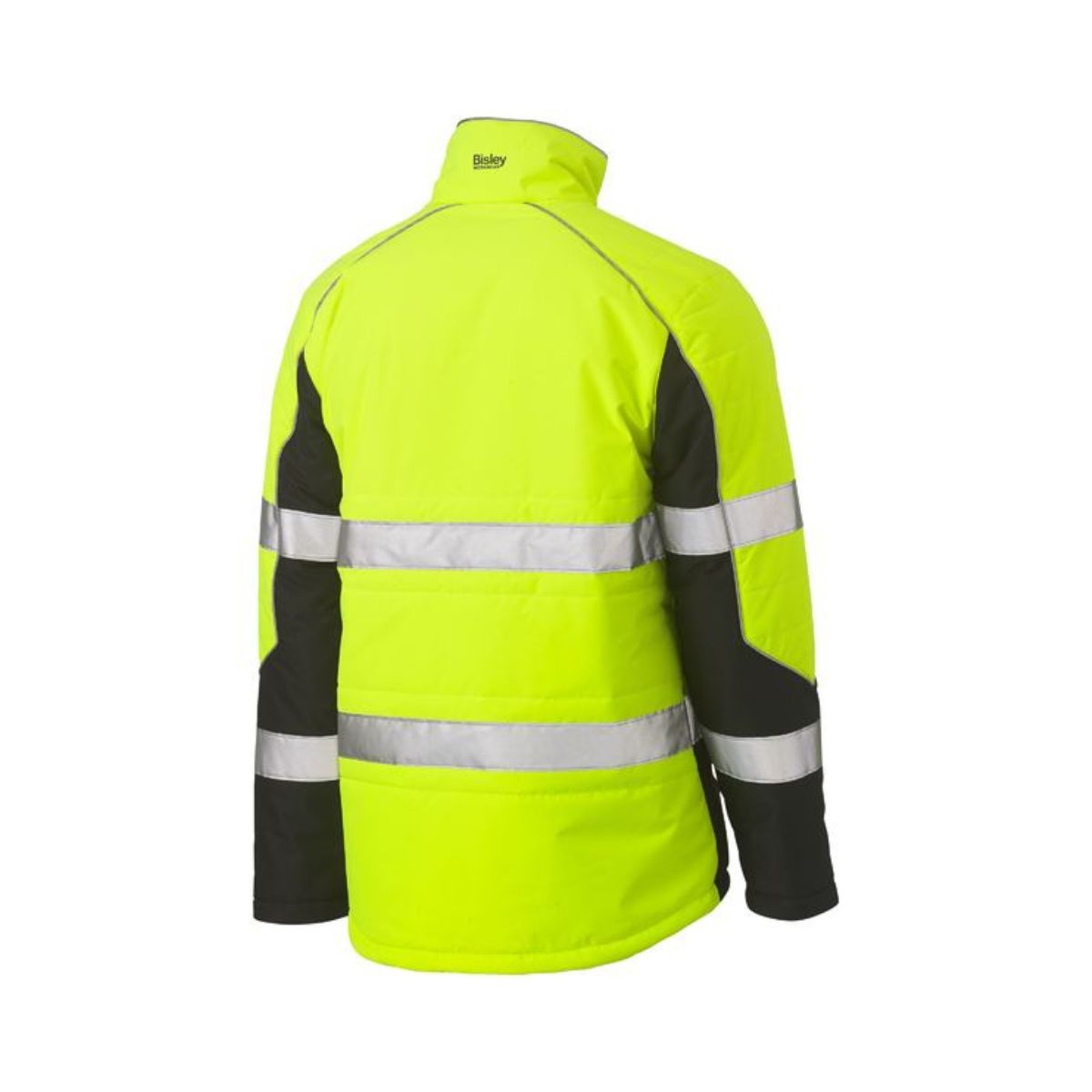 Bisley Taped Hi Vis Puffer Jacket With Stand Collar BJ6829T