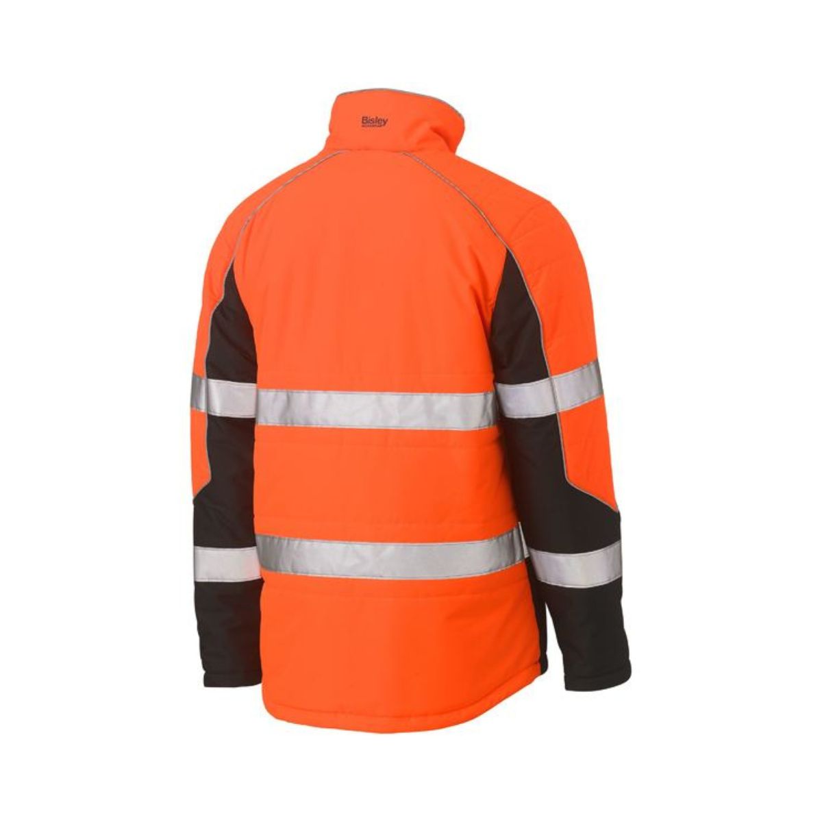 Bisley Taped Hi Vis Puffer Jacket With Stand Collar BJ6829T