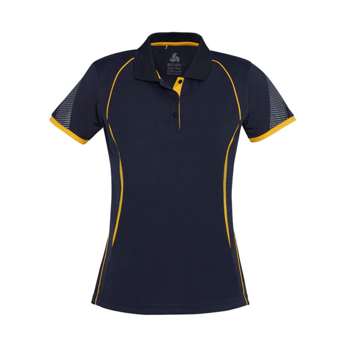 Biz Collection Women's Razor Short Sleeve Polo - Dark Colours P405LS