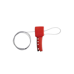 Brady All Purpose Cable Lockout, PVC Coated Steel Cable, Red (Each)