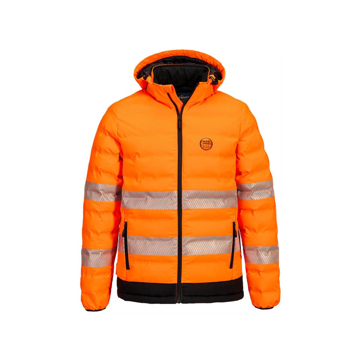 Portwest Hi Vis Ultrasonic Heated Tunnel Jacket S548