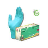 GloveOn® COATS® Colloidal Oatmeal Coated Biodegradable Long Cuff Nitrile Exam Gloves (Carton of 10 Boxes)
