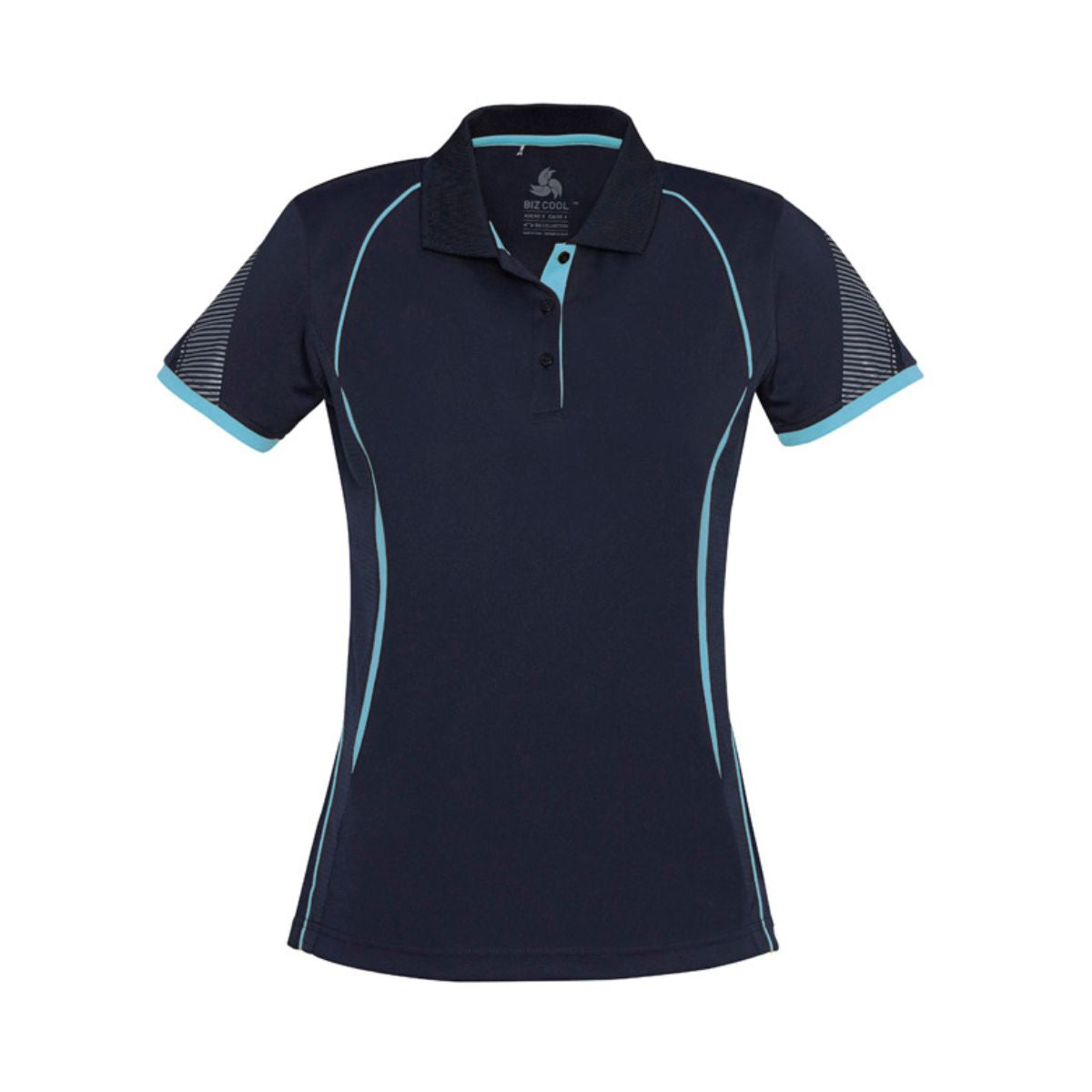 Biz Collection Women's Razor Short Sleeve Polo - Dark Colours P405LS