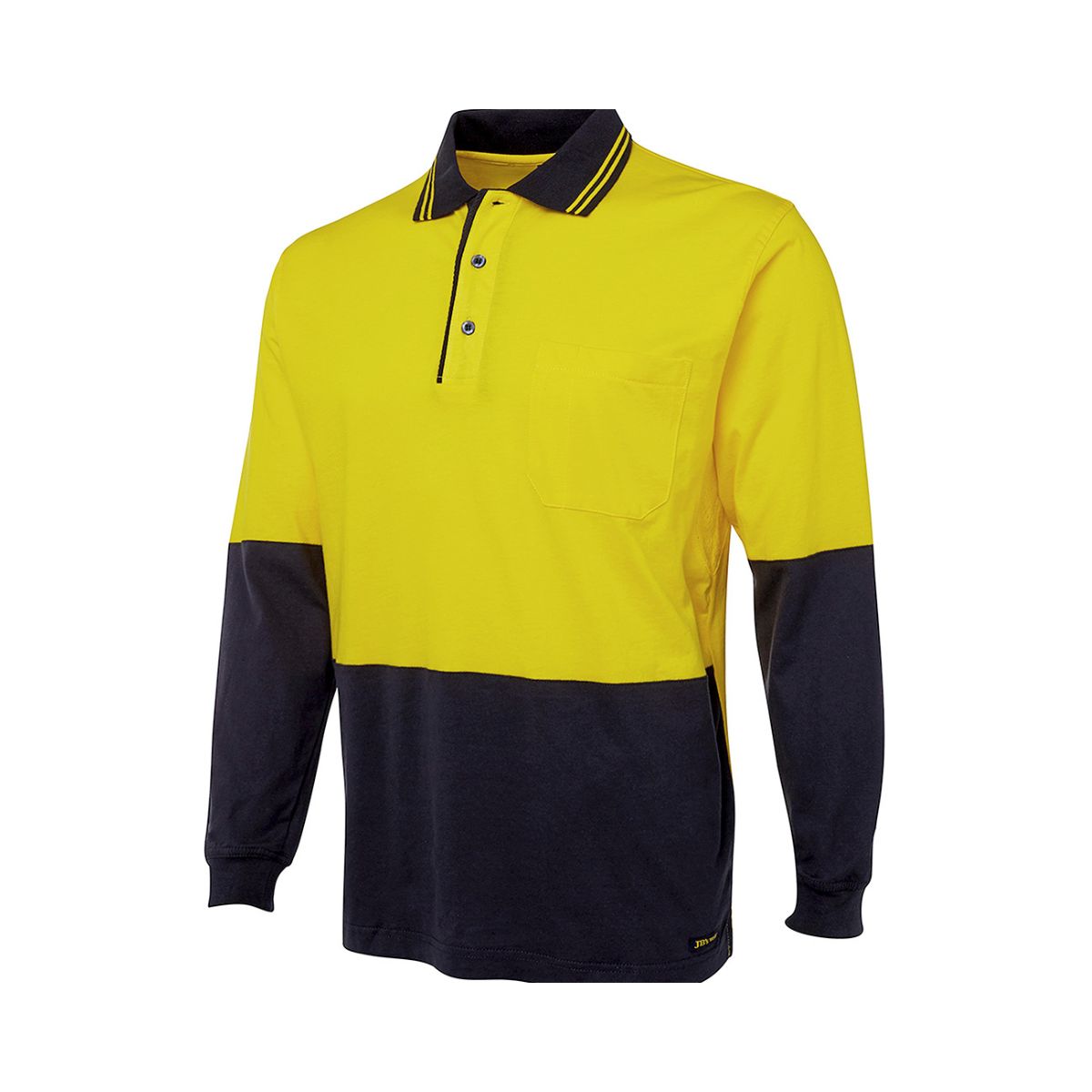 JB's Hi Vis Long Sleeve Cotton Polo 6CPHL