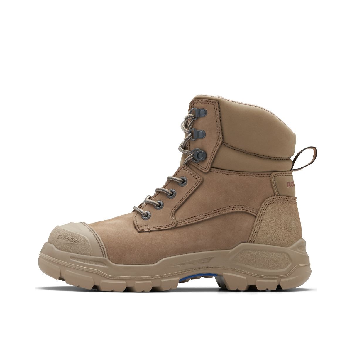 Blundstone Unisex Rotoflex Safety Boots Stone Nubuck #9063