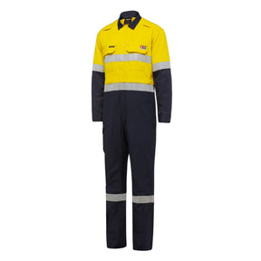 KingGee Shieldtec FR Hi Vis Two Tone Coverall With FR Tape Y00055