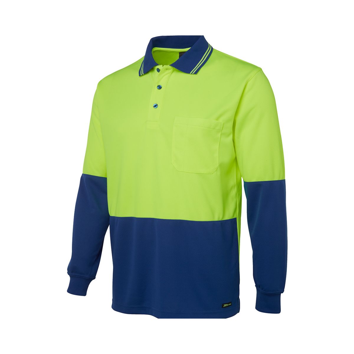 Hi Vis Traditional Long Sleeve Polo Shirt 6HVPL