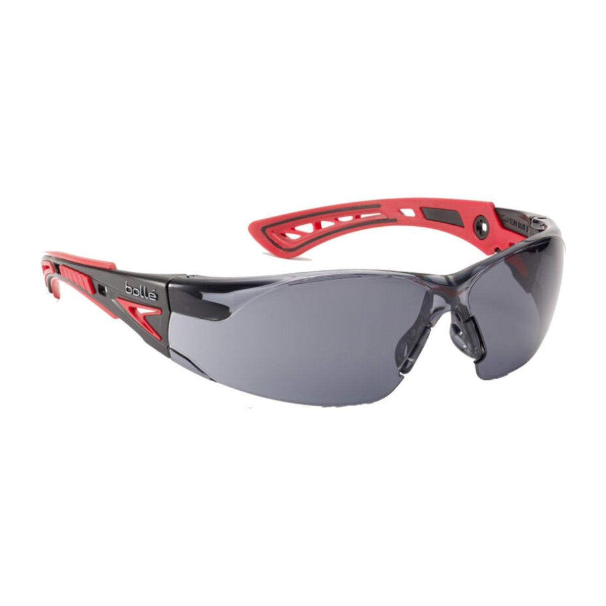 Bolle Rush+ Safety Glosses Anti Scratch /Anti Fog Smoke Lens (Pack of 10)