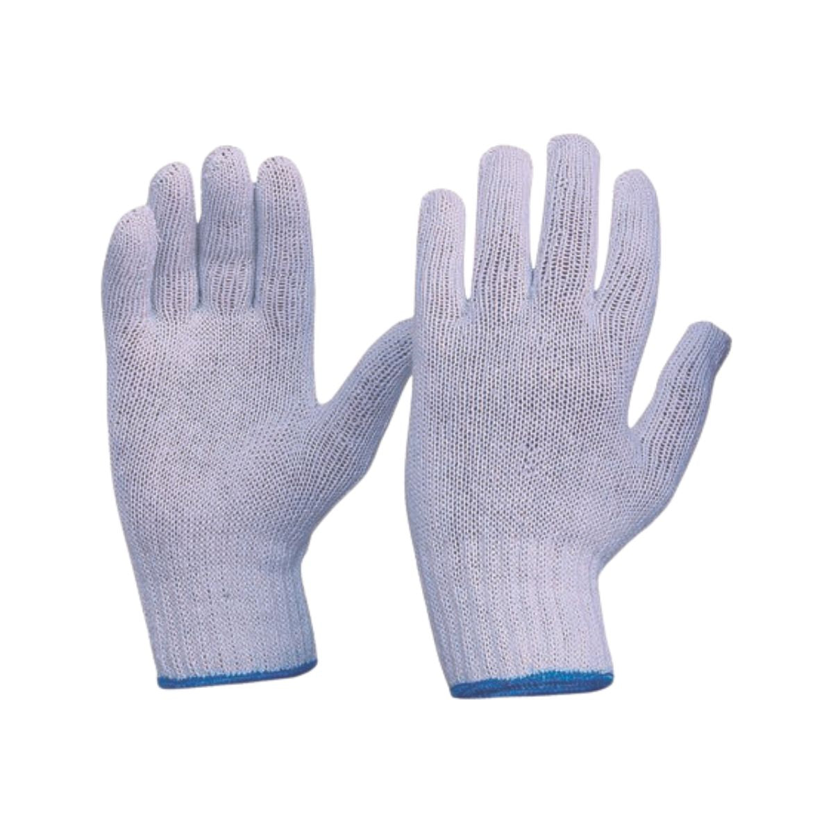 Knitted Interlock Poly/Cotton Liner Gloves Mens Size Large - (Pack of 12)