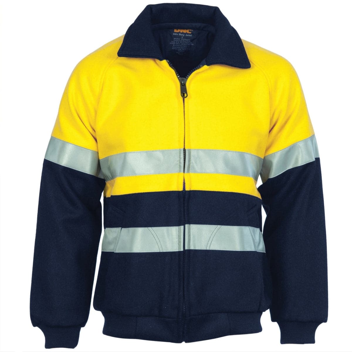 DNC HiVis Two Tone Bomber Jacket With Reflective CSR Tape - 3859