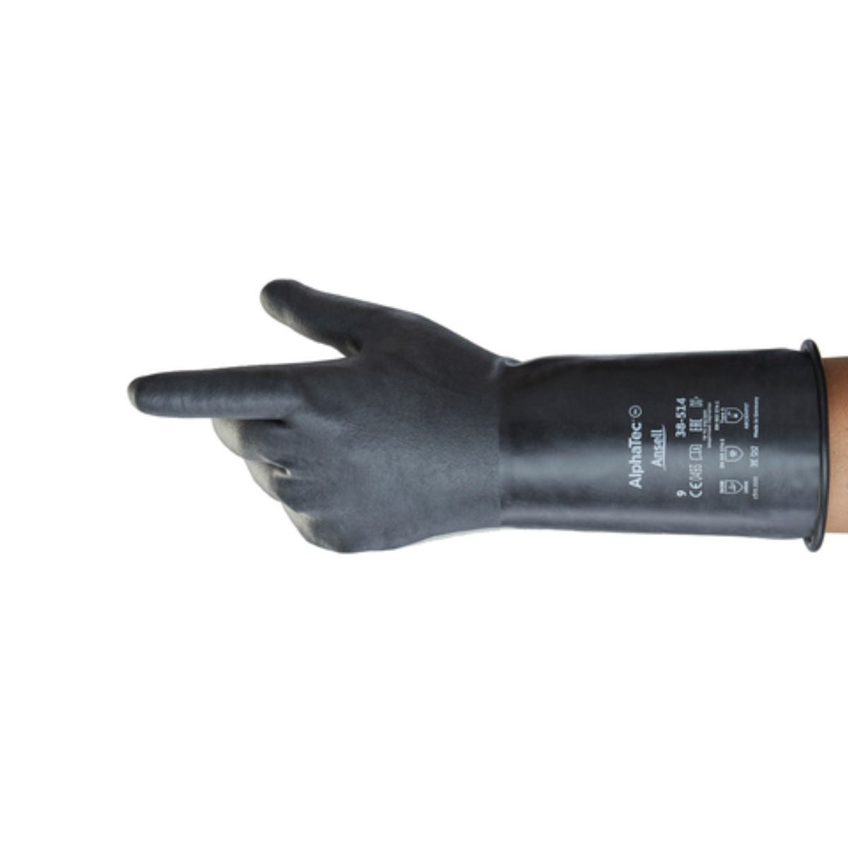 Ansell AlphaTec® Chemical Resistant Butyl Gloves 38-514 (Pair)