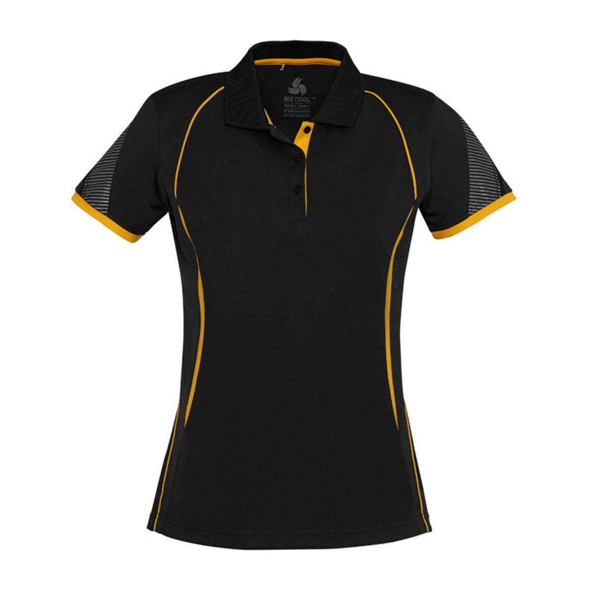 Biz Collection Women's Razor Short Sleeve Polo - Dark Colours P405LS