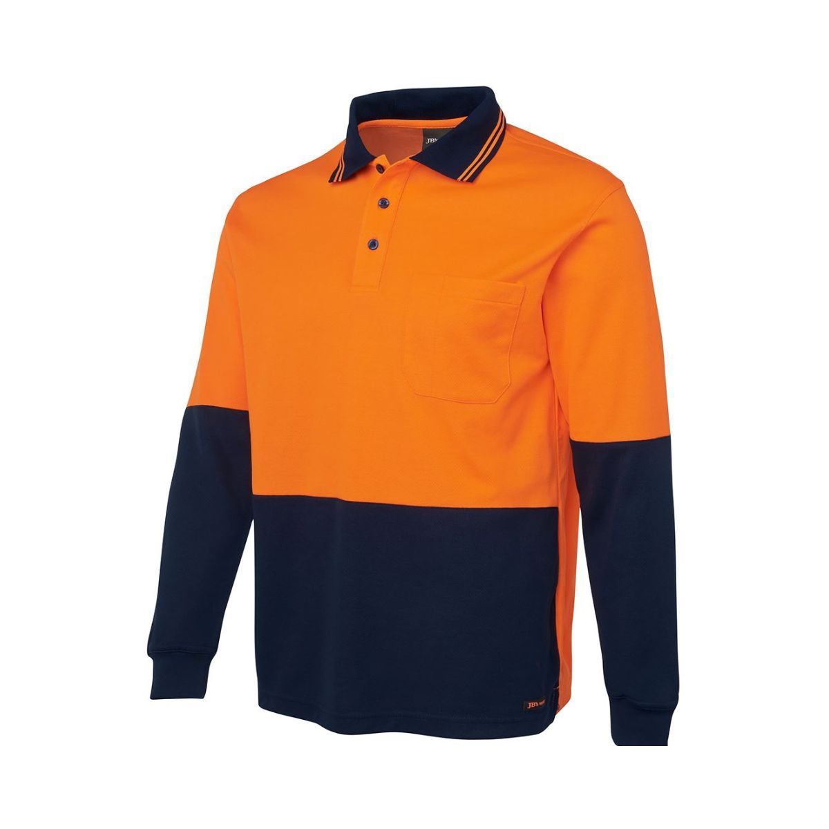 JB's Hi Vis Long Sleeve Comfort Polo 6HPL