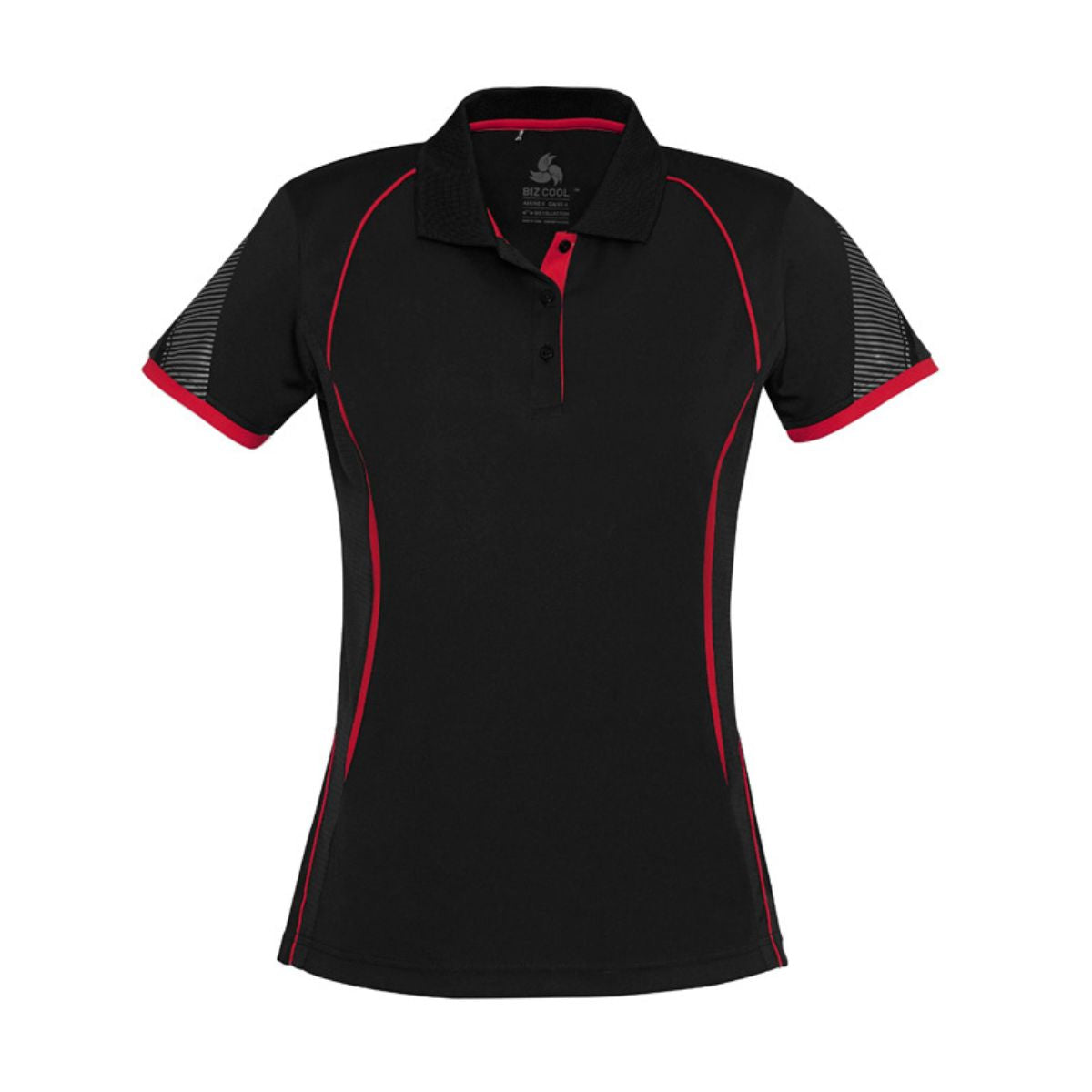 Biz Collection Women's Razor Short Sleeve Polo - Dark Colours P405LS
