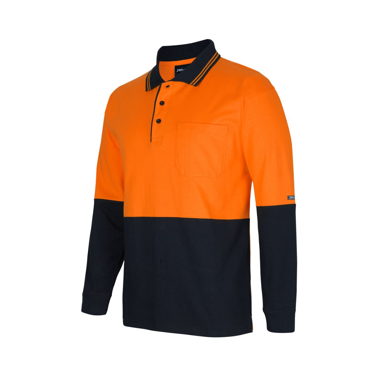 JB's Hi Vis Long Sleeve Cotton Polo 6CPHL