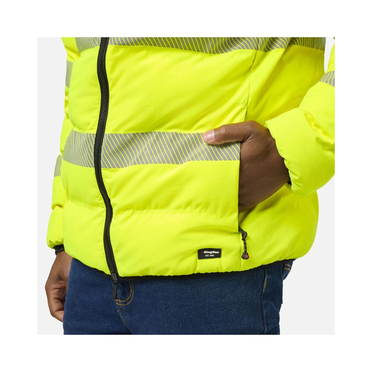KingGee Originals DWR Reflective Puffer Jacket K55011