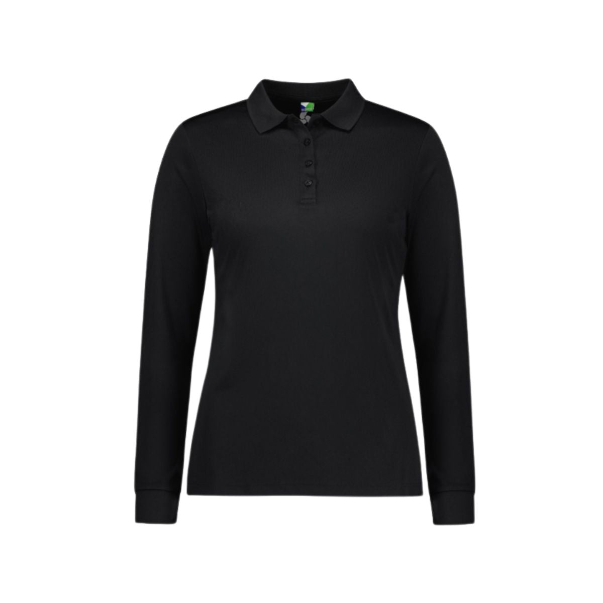 Biz Collection Women's Action Long Sleeve Polo P206LL