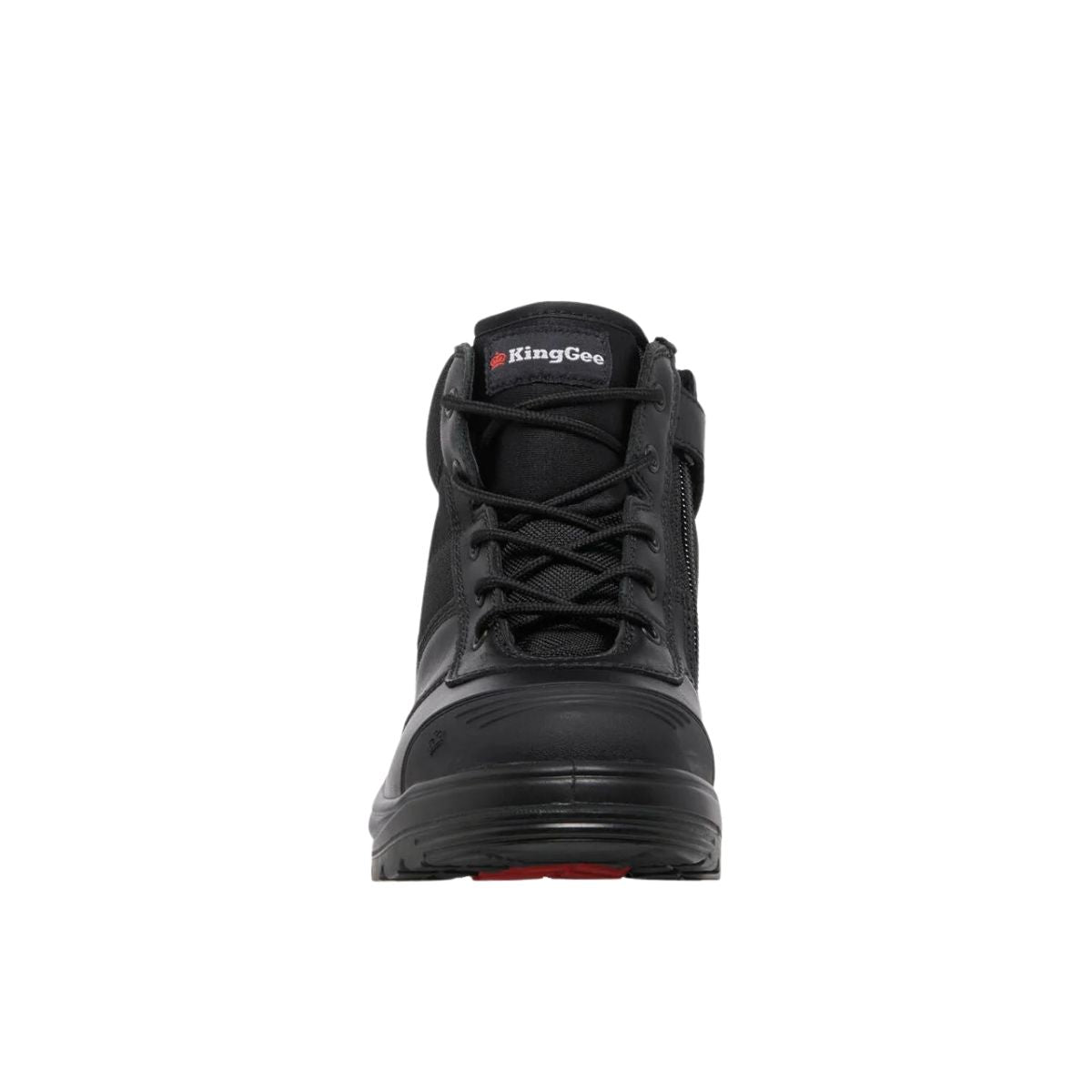 KingGee Tradie Men's Zip/Lace Steel Cap Safety Work Boots 5" K27150