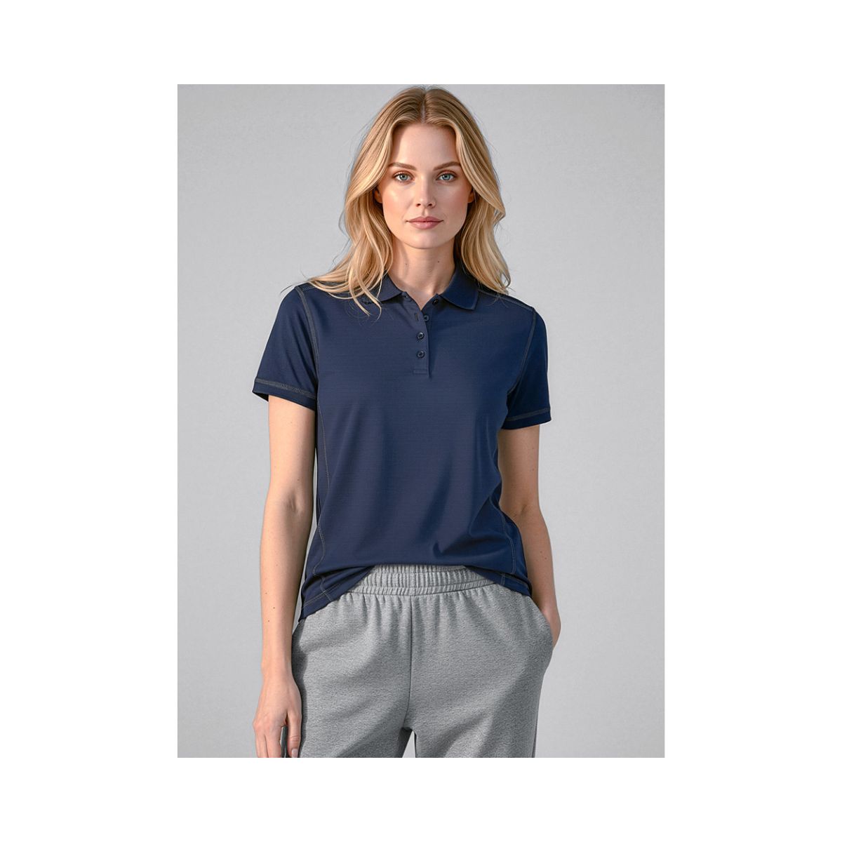 Biz Collection Women's Dart Short Sleeve Polo P419LS