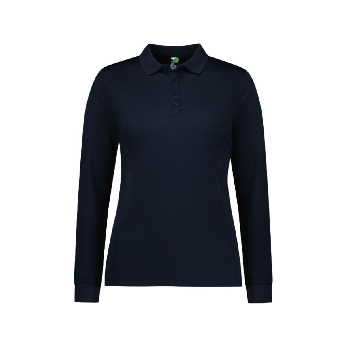 Biz Collection Women's Action Long Sleeve Polo P206LL
