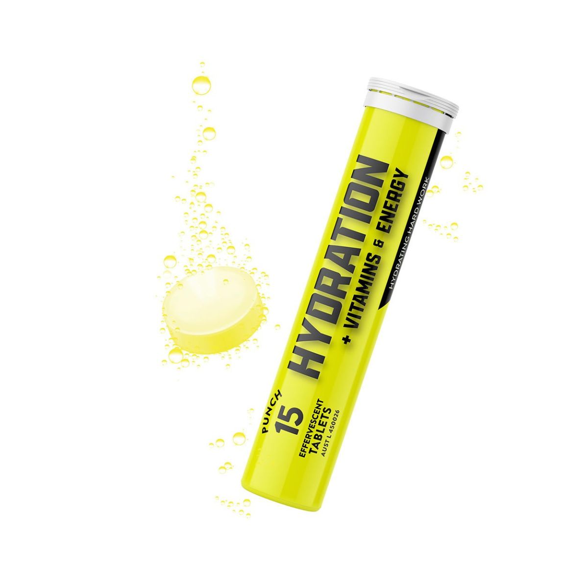 Thorzt Effervescent Tablets - Hydration + vitamins & Energy Punch (Tubes of 15)