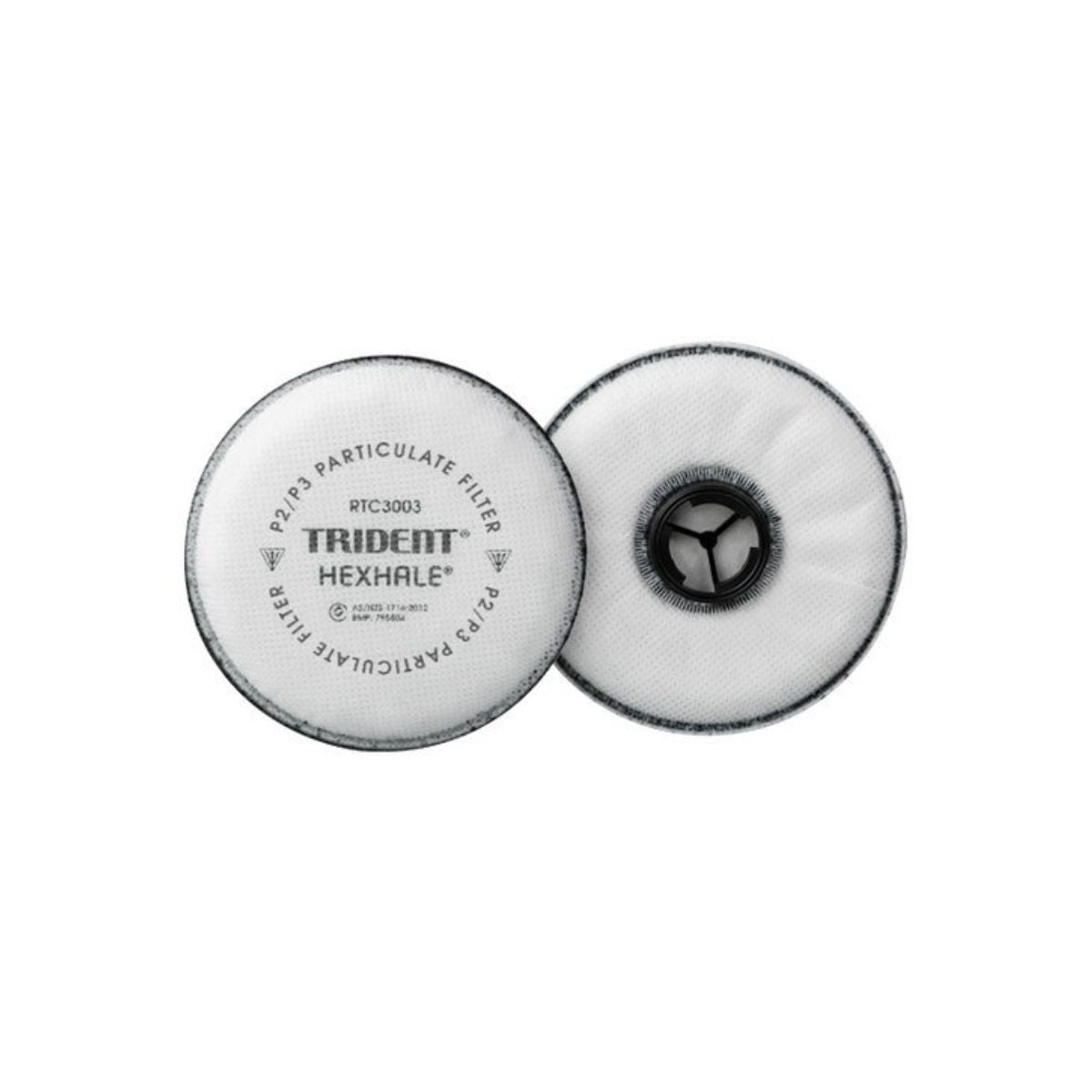 Respirator TRIDENT® HEXHALE® P2/P3 Particulate with Nuisance Level Organic Vapour Relief Filter