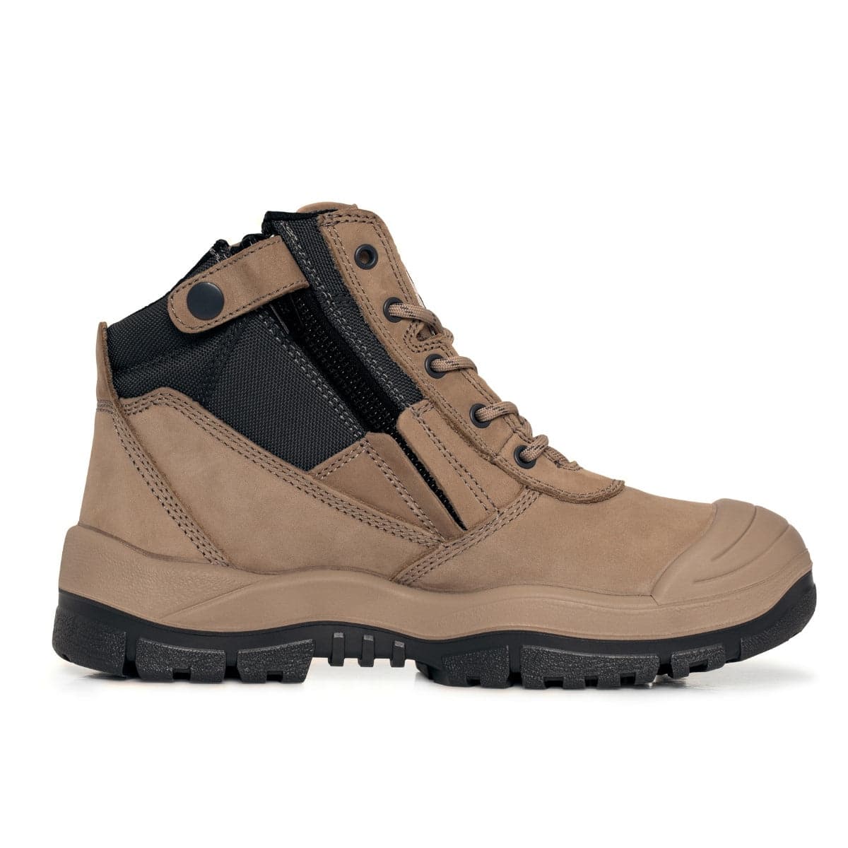 Mongrel Stone ZipSider Boot with Scuff Cap 461060