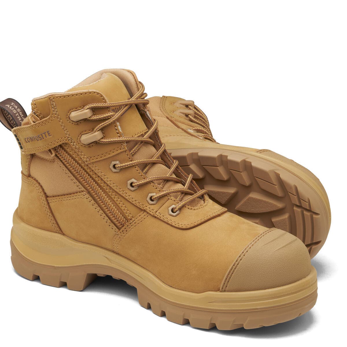 Blundstone Unisex Rotoflex Safety Boots - Wheat #8550