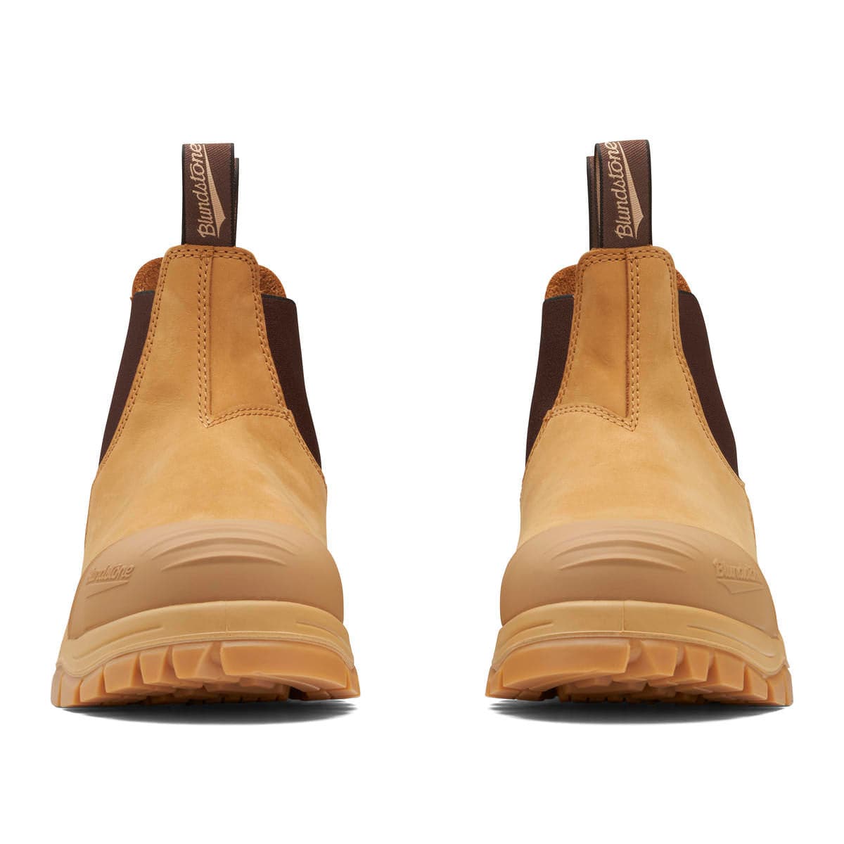 Blundstone Unisex Elastic Side Series - Slip on Safety Boots - Wheat #989