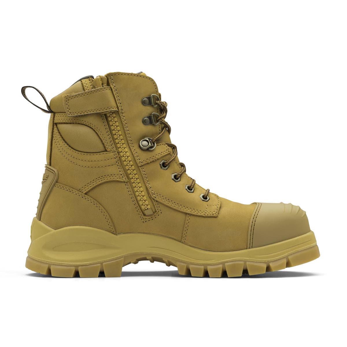 Blundstone Unisex Zip Up Series Safety Boots Wheat #992