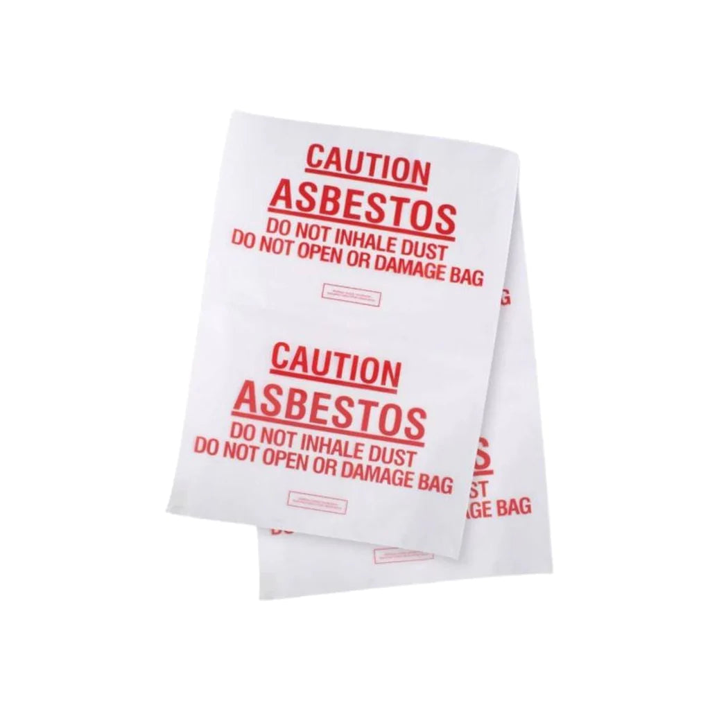 Heavy Duty Printed Asbestos Bags 700 x 1100mm (Pack of 50)