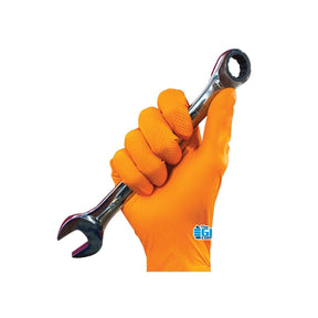 TGC Orange Rocket Xtra Grip Nitrile Gloves 13103 (Box Of 100)