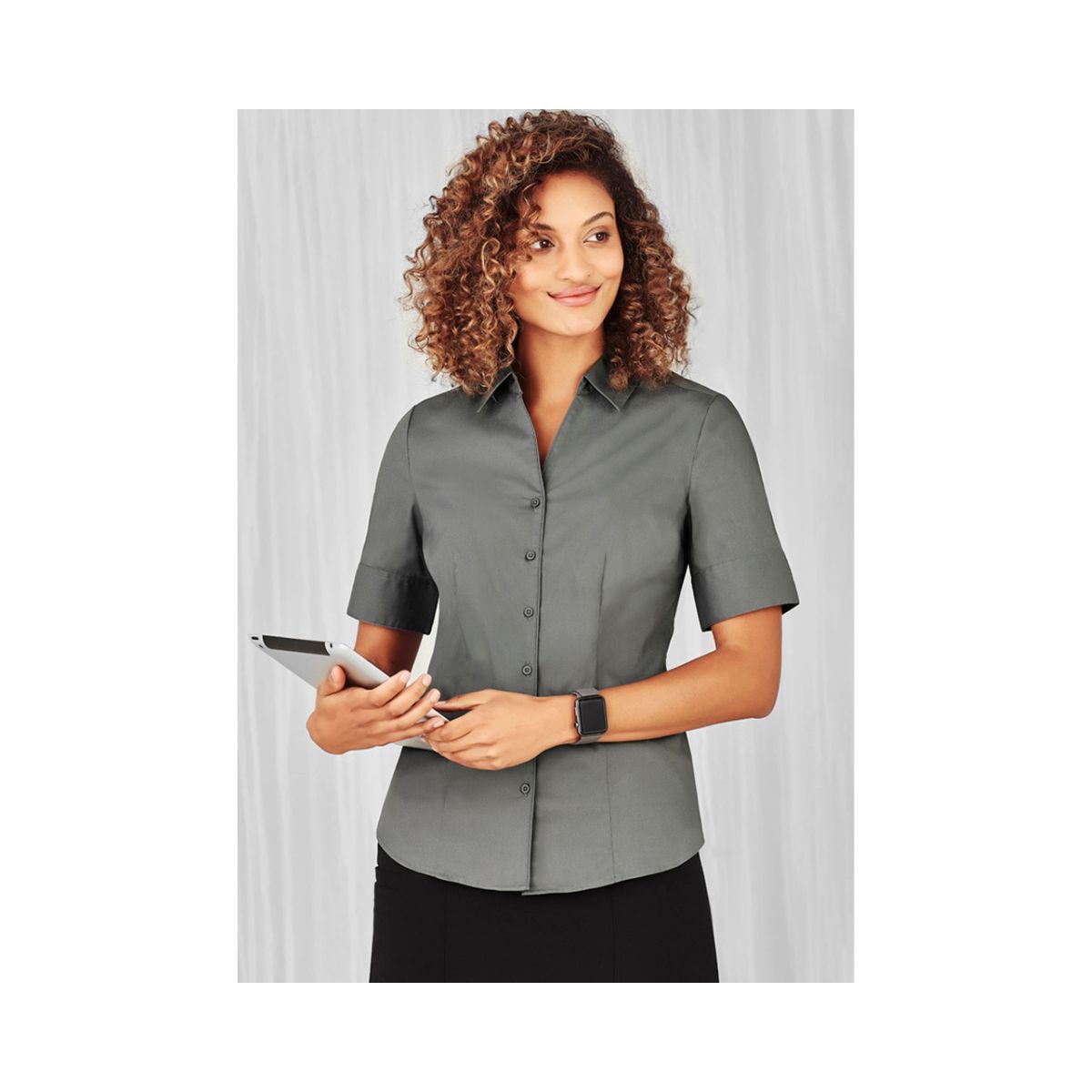 Biz Collection Women's Monaco Short Sleeve Shirt S770LS