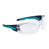 Bolle SILEX Navy / Aqua Temples AS/AF Clear Lens (Pack of 10)