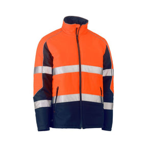 Bisley Taped Hi Vis Puffer Jacket With Stand Collar BJ6829T
