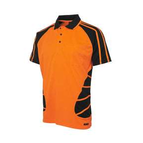 JB's Wear Hi Vis Short Sleeve Spider Polo 6HSP