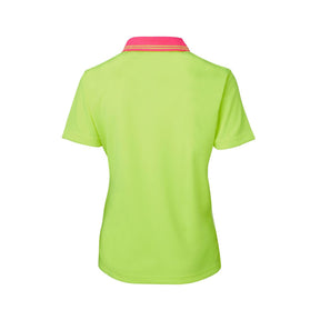 JB's Ladies Hi Vis S/S Comfort Polo 6LHCP