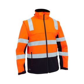 Bisley Taped Two Tone Hi Vis 3 in 1 Soft Shell Jacket BJ6078T