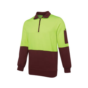 JB'S Hi Vis 1/2 Zip Fleecy 6HVFH