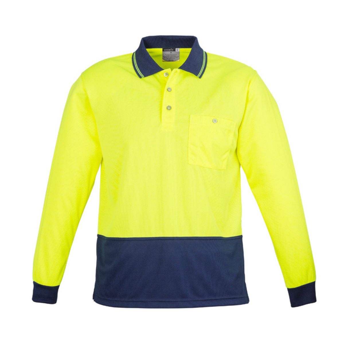 Syzmik Unisex Hi Vis Basic Long Sleeve Polo ZH232