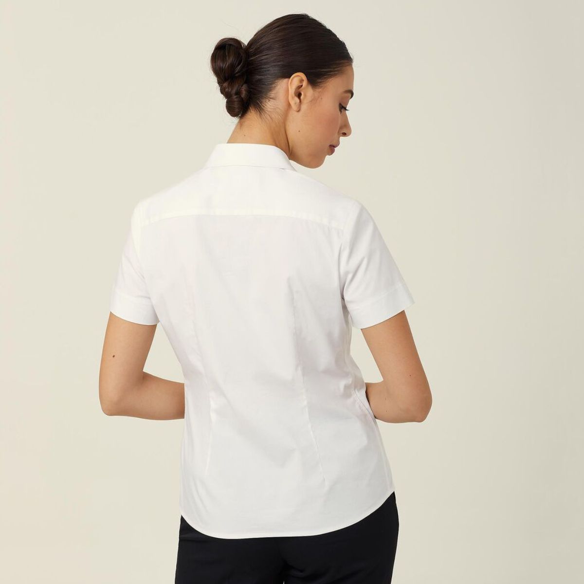 NNT Women's Avignon Stretch Short Sleeve Slim Shirt CATUK8