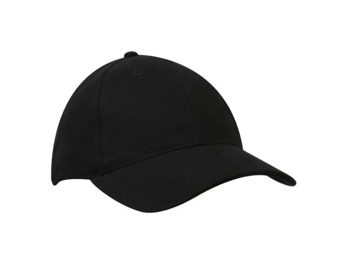 Heavy Brushed Cotton 6 Panel Low Profile Cap 4199