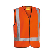 Bisley Unisex Taped X Back Hi Vis Vest BT0347