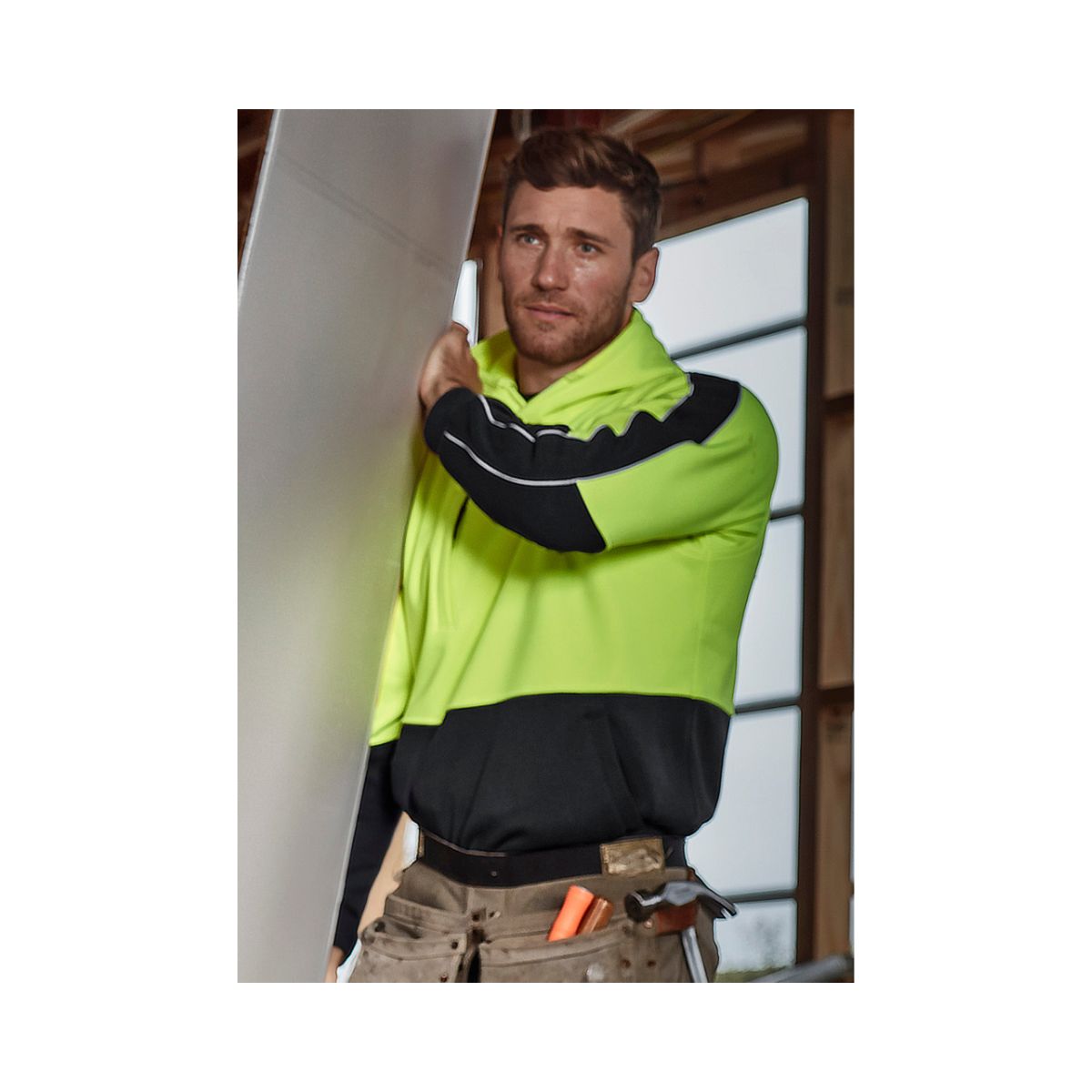 Syzmik Unisex Hi Vis Pullover Hoodie ZT484