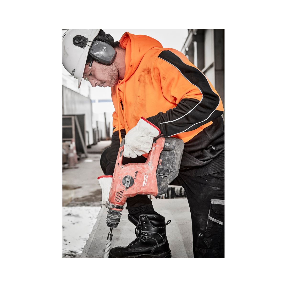 Syzmik Unisex Hi Vis Pullover Hoodie ZT484