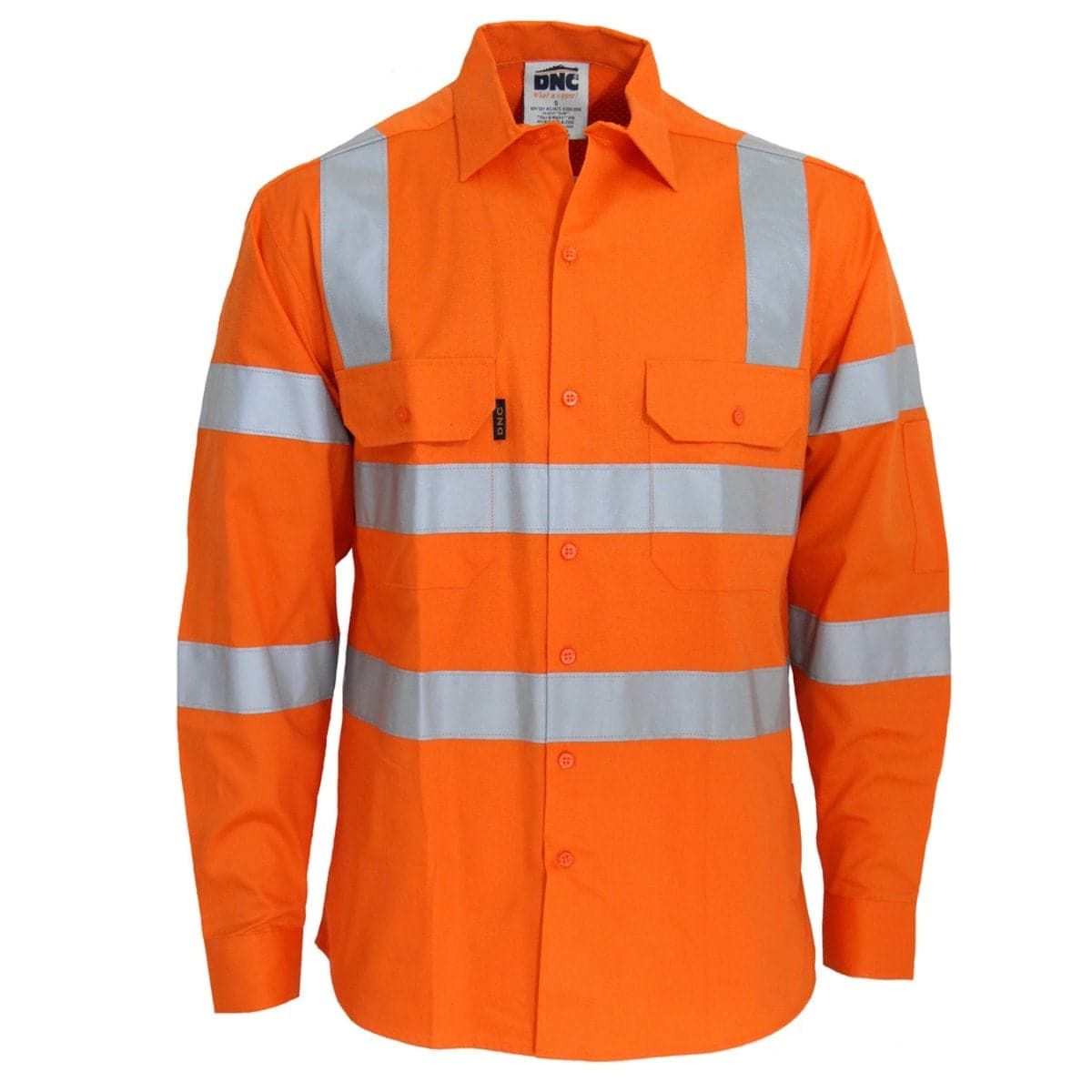 DNC Hi-Vis 3 way Cool-Breeze VIC Rail Shirt 3543