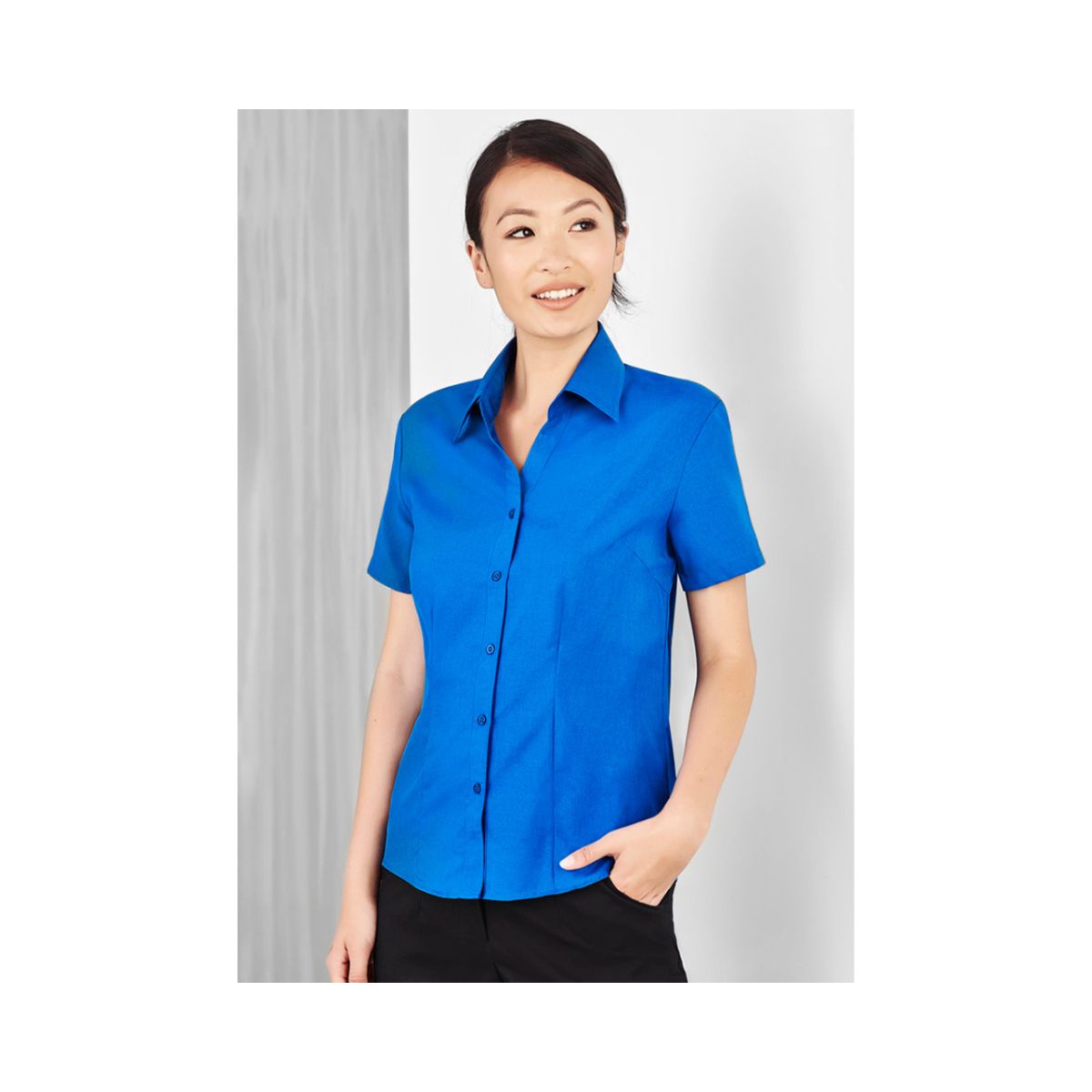 Biz Collection Womens Oasis Short Sleeve Shirt LB3601