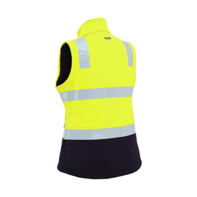 Bisley Women's Taped Two Tone Hi Vis 3 in 1 Soft Shell Jacket BJL6078T