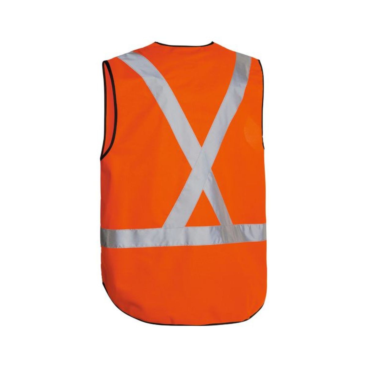 Bisley Unisex Taped X Back Hi Vis Vest BT0347