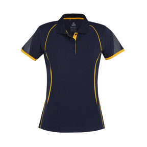 Biz Collection Women's Razor Short Sleeve Polo - Dark Colours P405LS